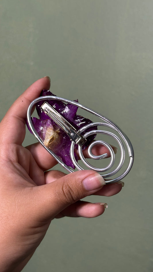 Wire clip silver
