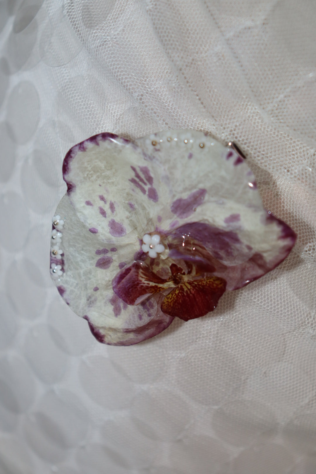 Hair clip with charms 🤍