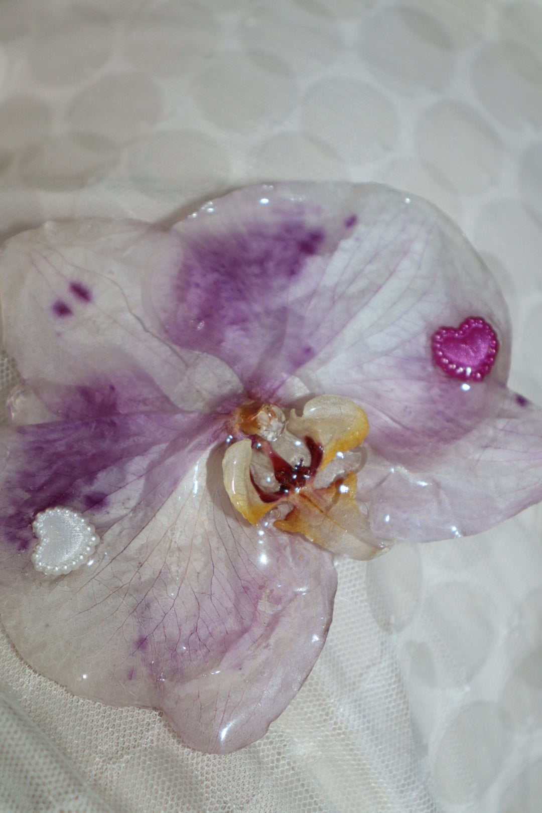 Hair clips with charms