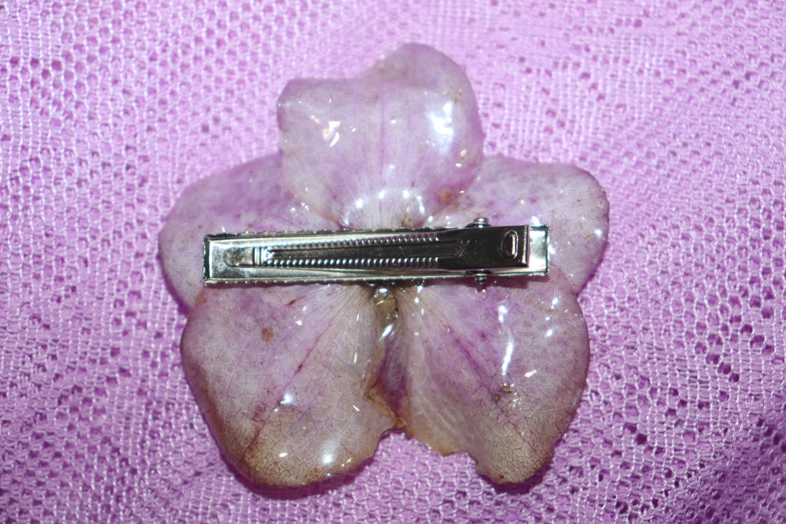 Hair clips 🌟 (pink flower)