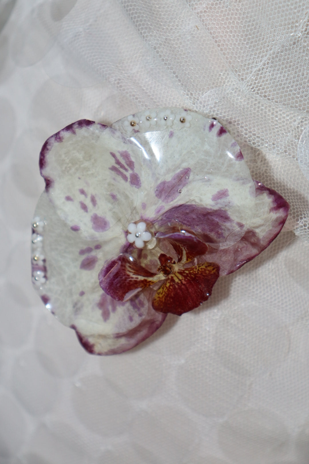 Hair clip with charms 🤍