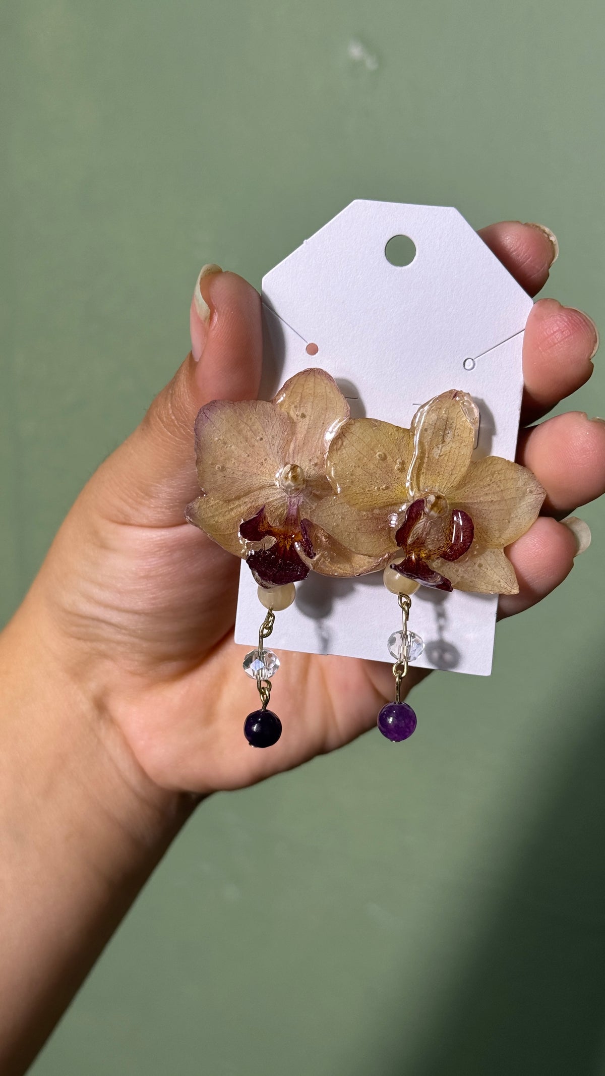 Earrings orange