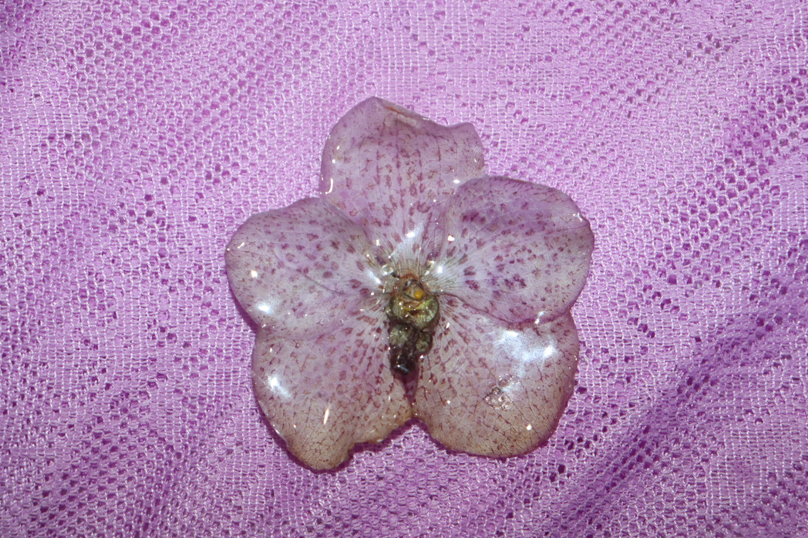 Hair clips 🌟 (pink flower)