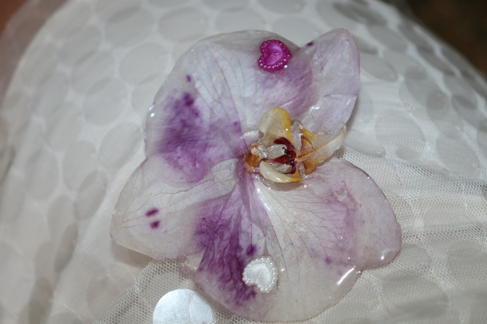 Hair clips with charms