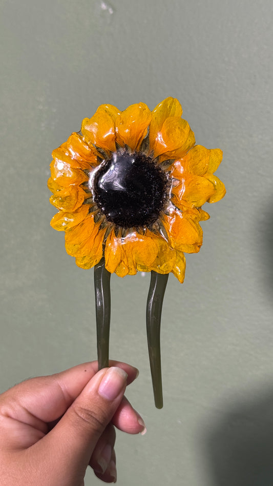 Big French clip sunflower