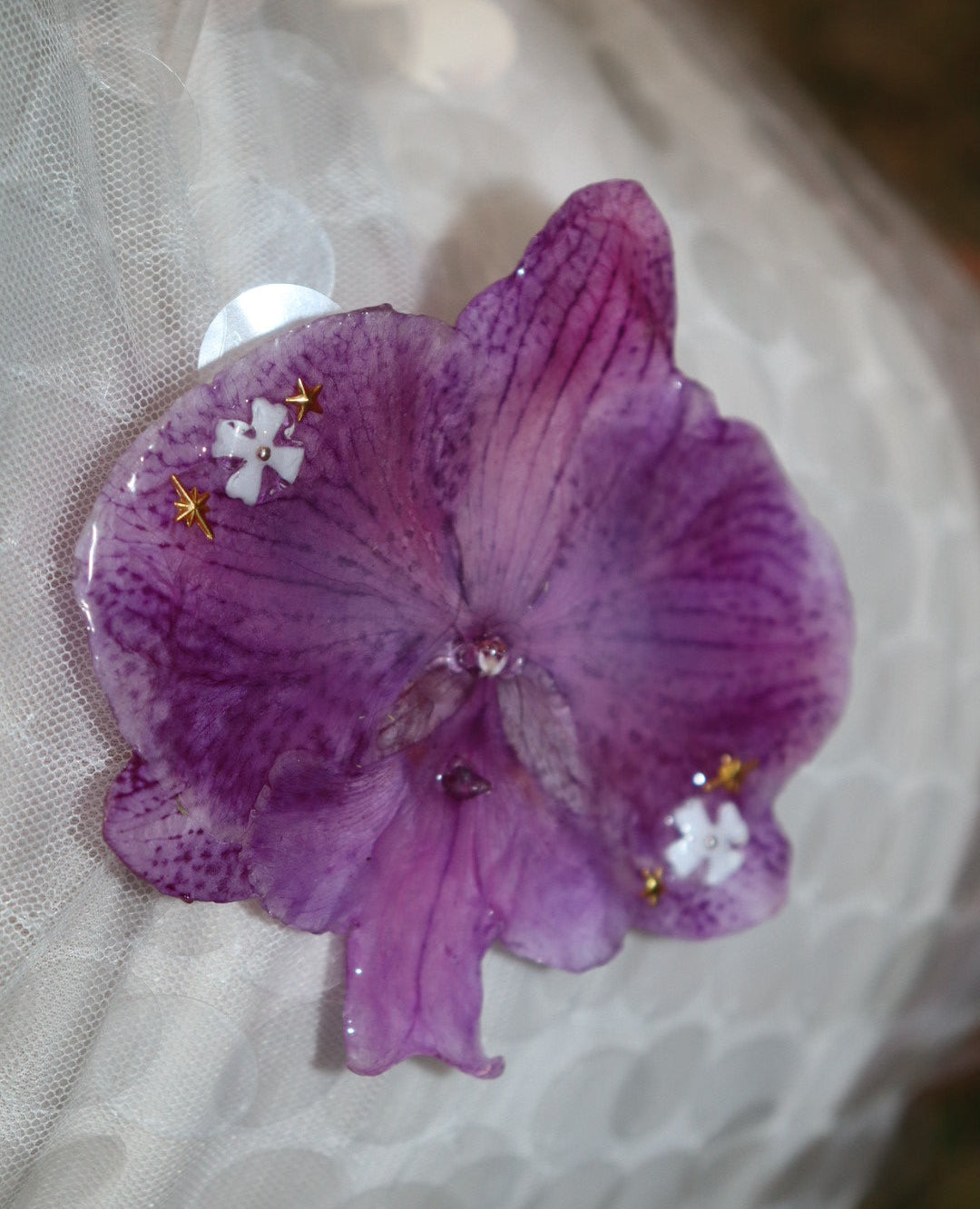 Hair clip with charms 💗🐬