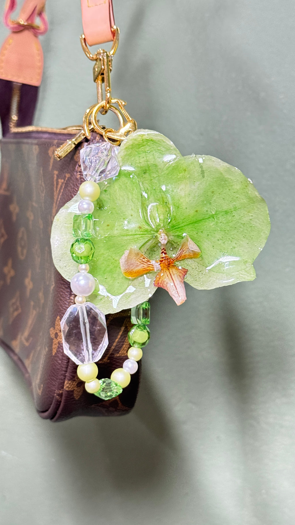Green key chain