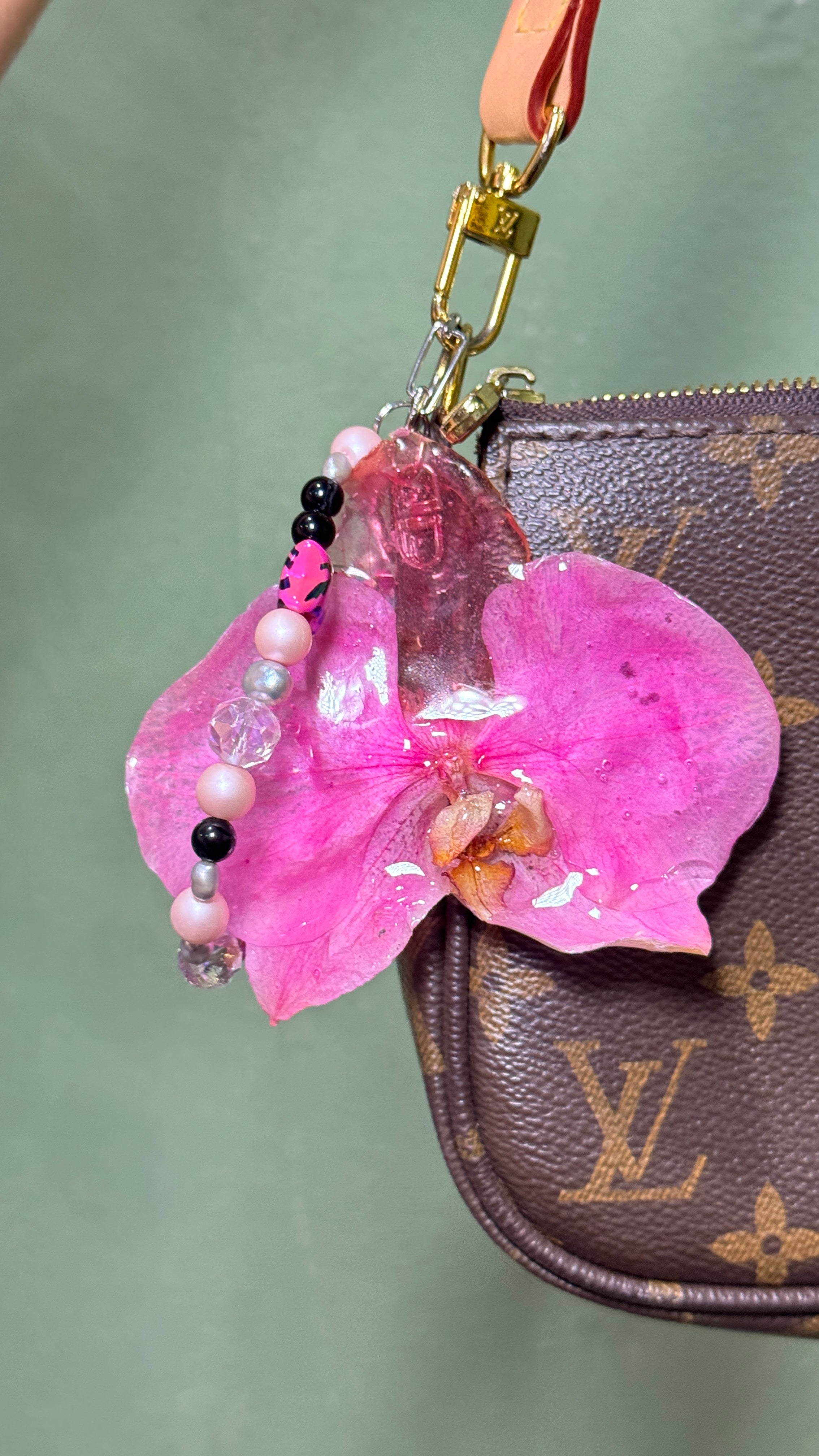 Pink keychain
