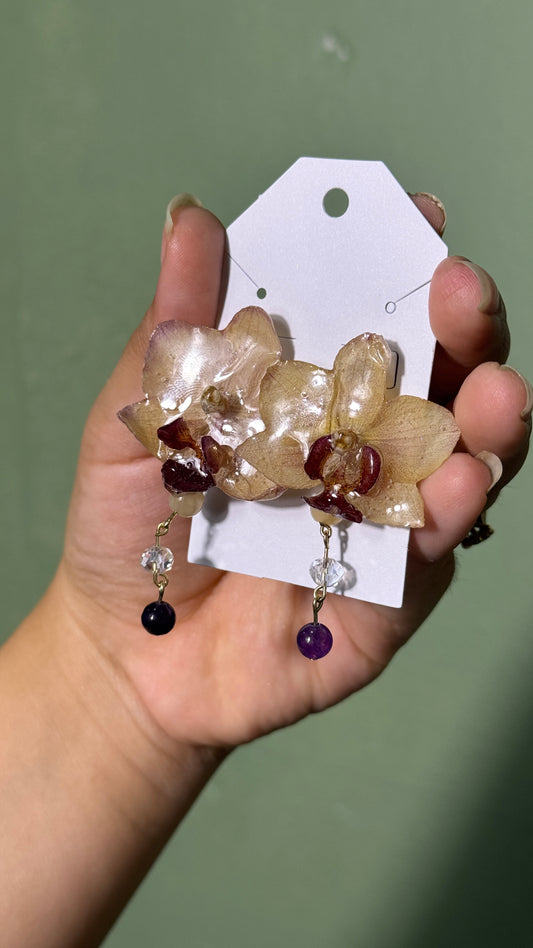 Earrings orange