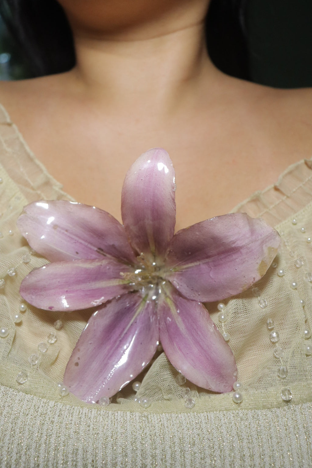 Lily pink 🌸🌟 (hair clip)