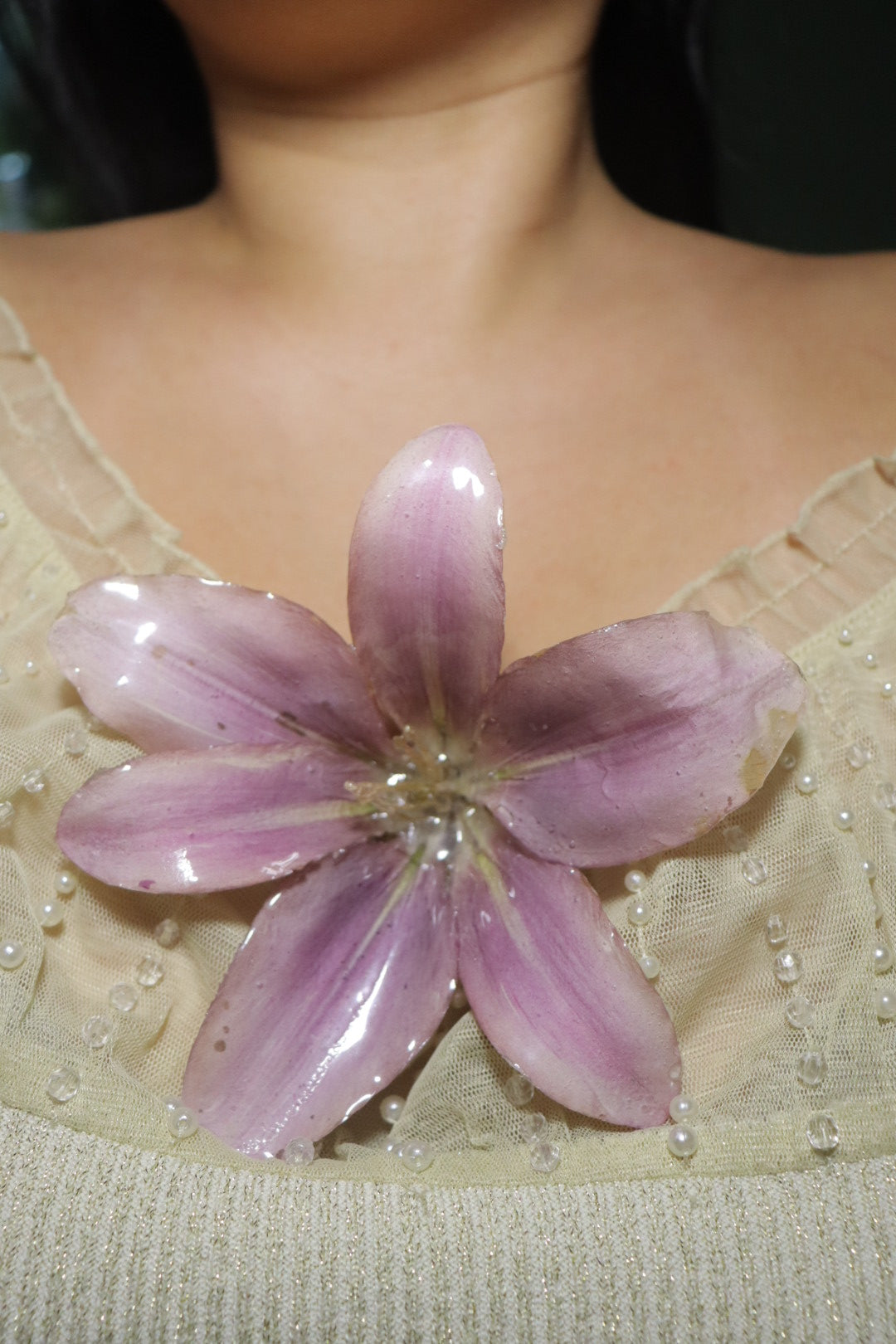 Lily pink 🌸🌟 (hair clip)