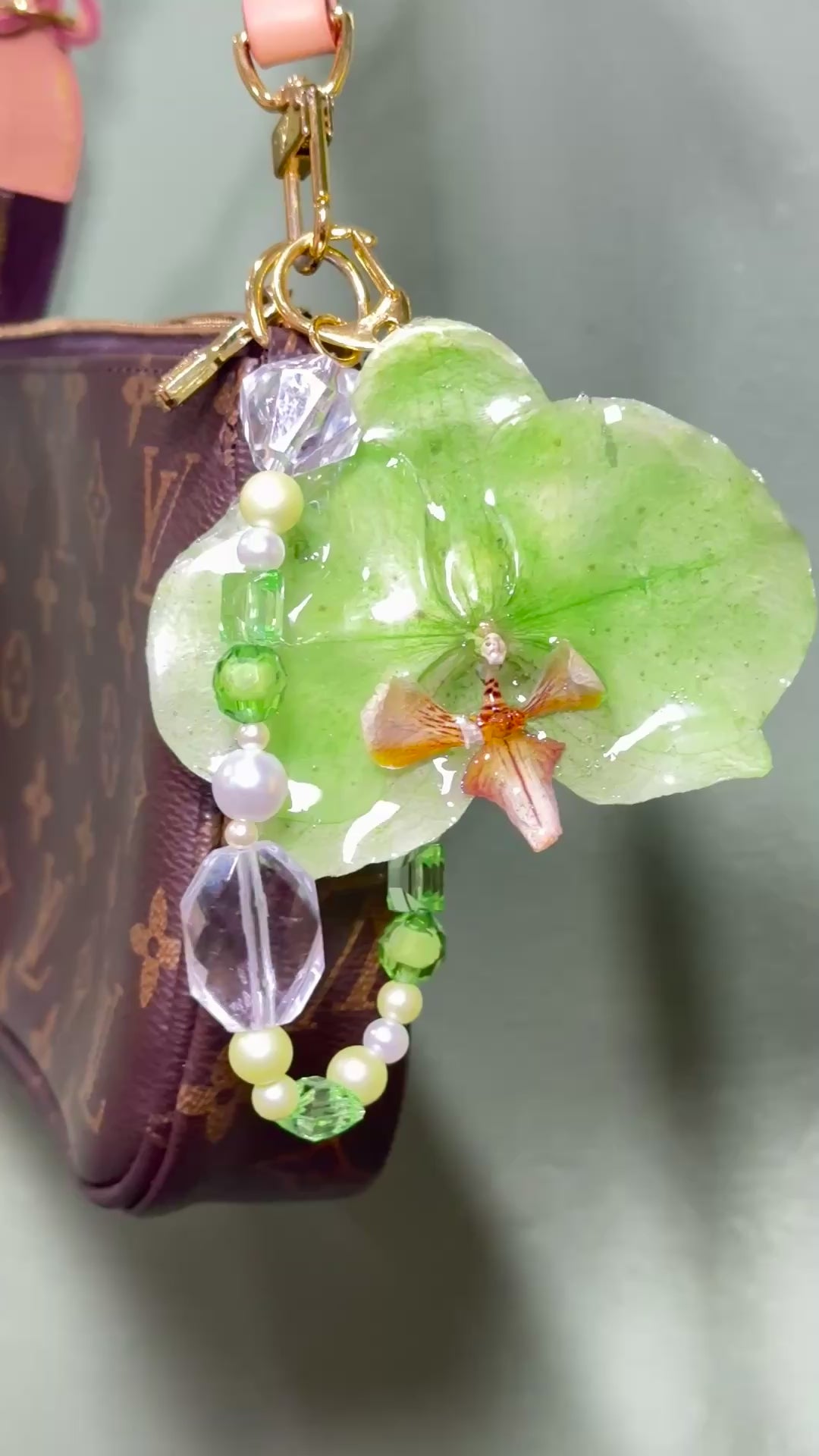 Green key chain