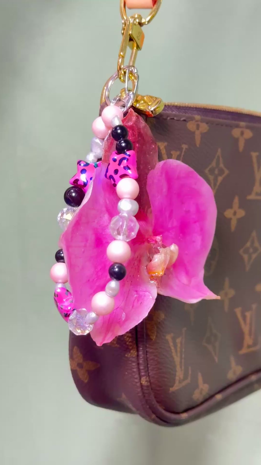 Pink keychain